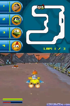 Crazy Chicken - Star Karts (USA) (En,Fr,De,Es,It) screen shot game playing